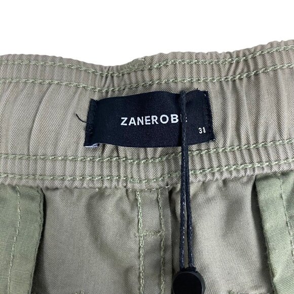 Zanerobe Men's Tan Hike Jumpa Tapered Cargo Pocket Pant in Sage US 38 - Picture 8 of 10